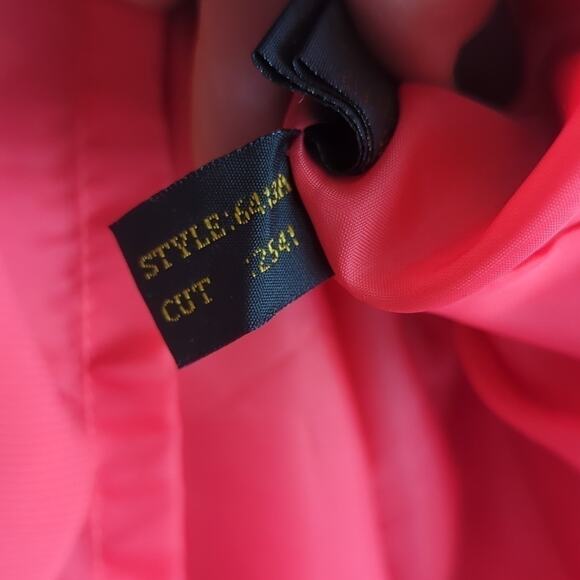 Vintage Retro Moshita Couture Maxi Pupleum Color Block Dress Size 10 - Picture 14 of 15